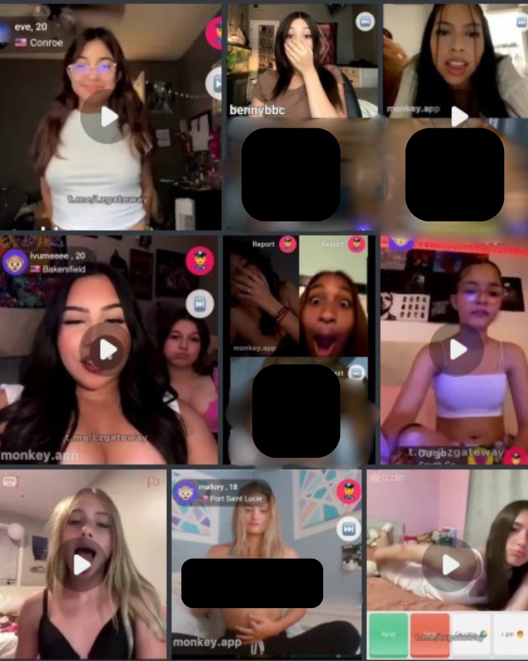 Omegle + Monkeyapp 🙈